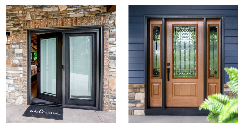 Steel and fiberglass entry door options compared